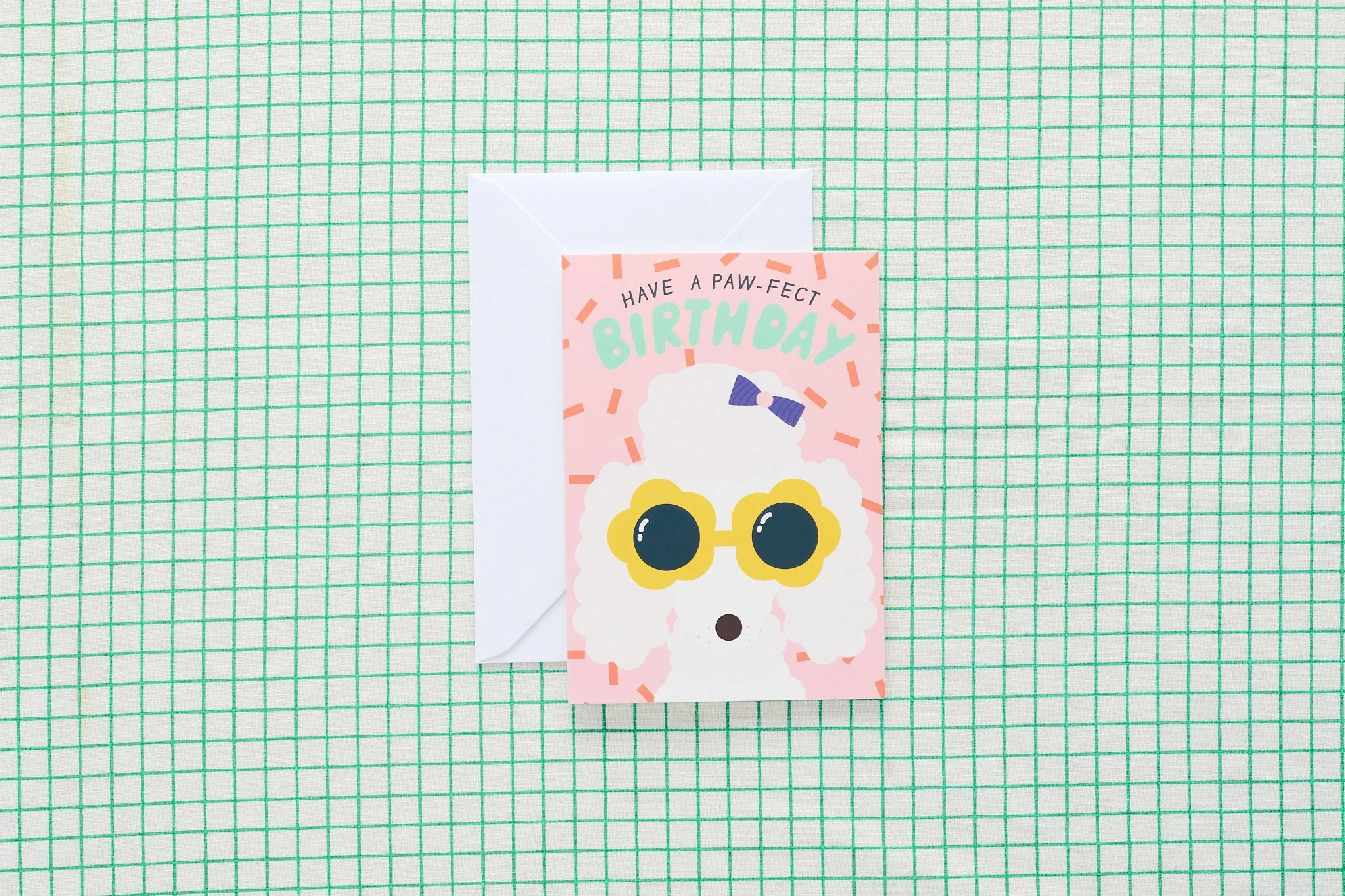 Poodle Birthday Card
