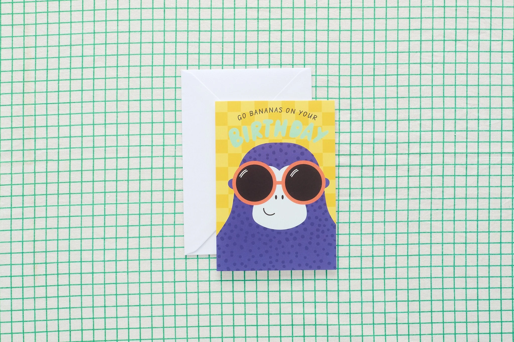 Gorilla Birthday Card