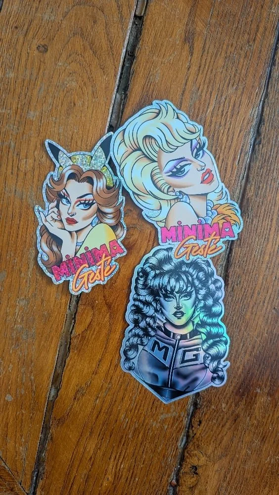 Pack de 3 stickers Minima Gesté