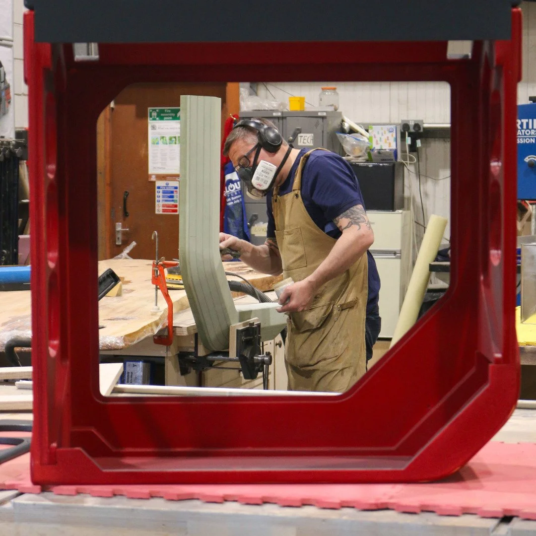 A day in the workshop. Pull up a stool. 👀

This week in the workshop we have multiple projects in motion, all at varying stages of completion. 
Sanding, resin pours and spray painting are just a few of the tasks tackled today and tomorrow is going t