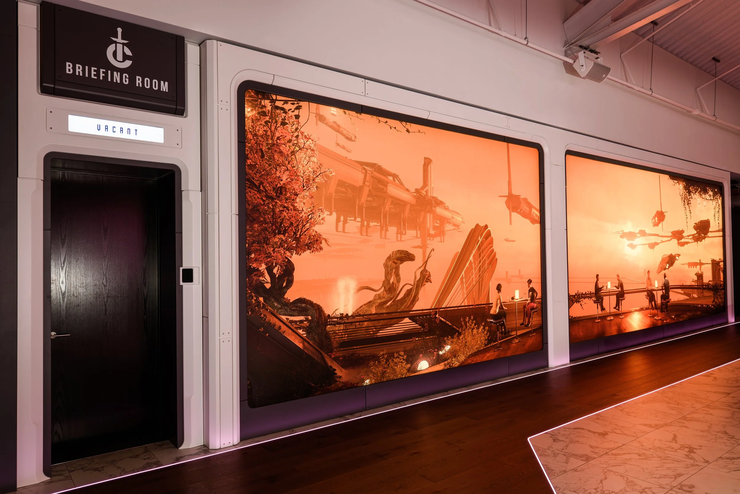 Briefing Room Media Wall