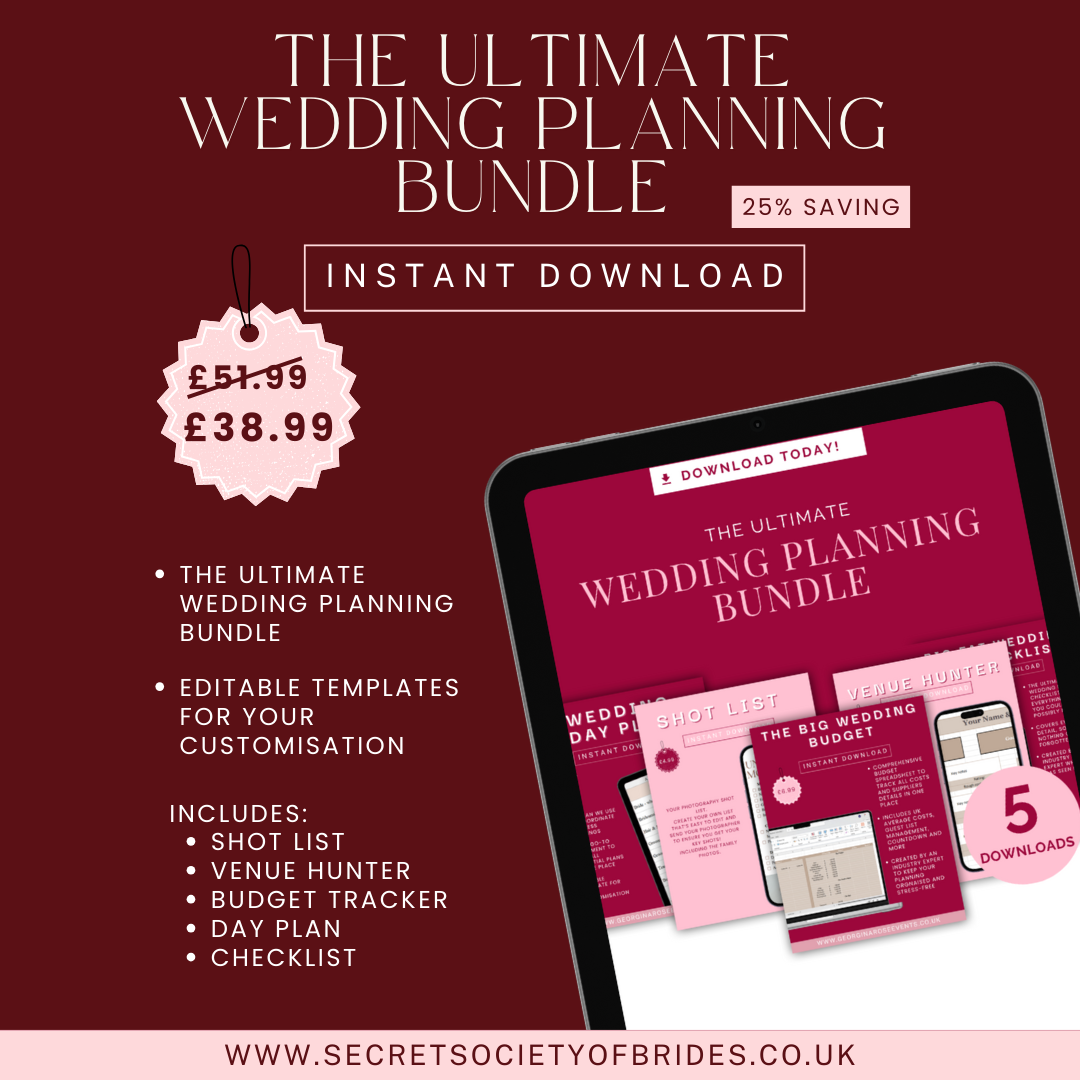 The Ultimate Wedding Planning Bundle