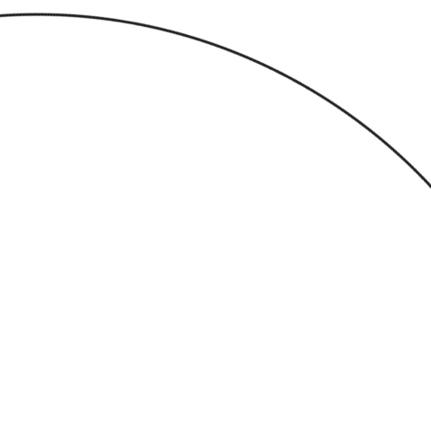 Schematische Darstellung eines Planeten mit einer Umlaufbahn und Satelliten, im Hintergrund der Himmel mit Sternen.