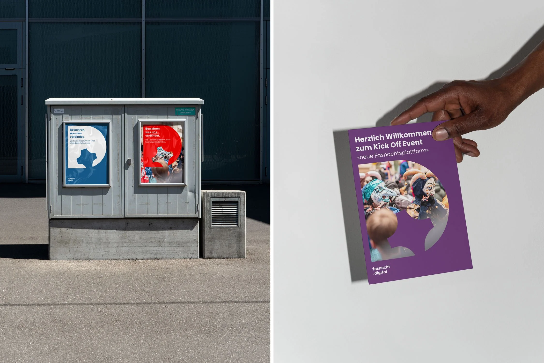 fasnacht.digital: Plakat und Flyer