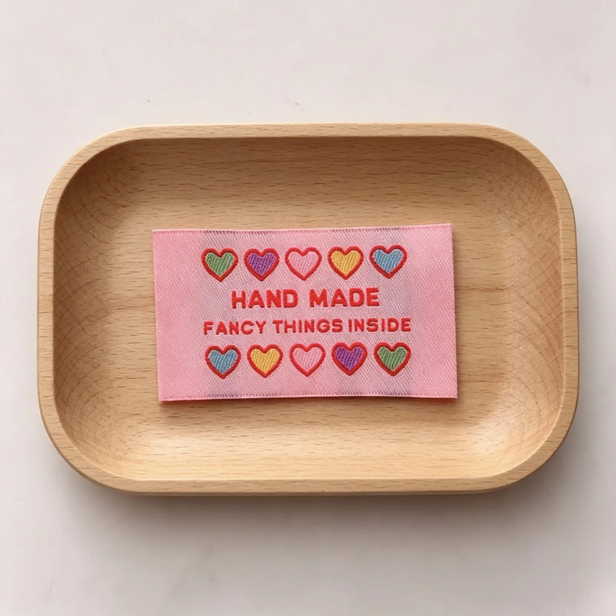 Sewing Labels -  Blush Hearts