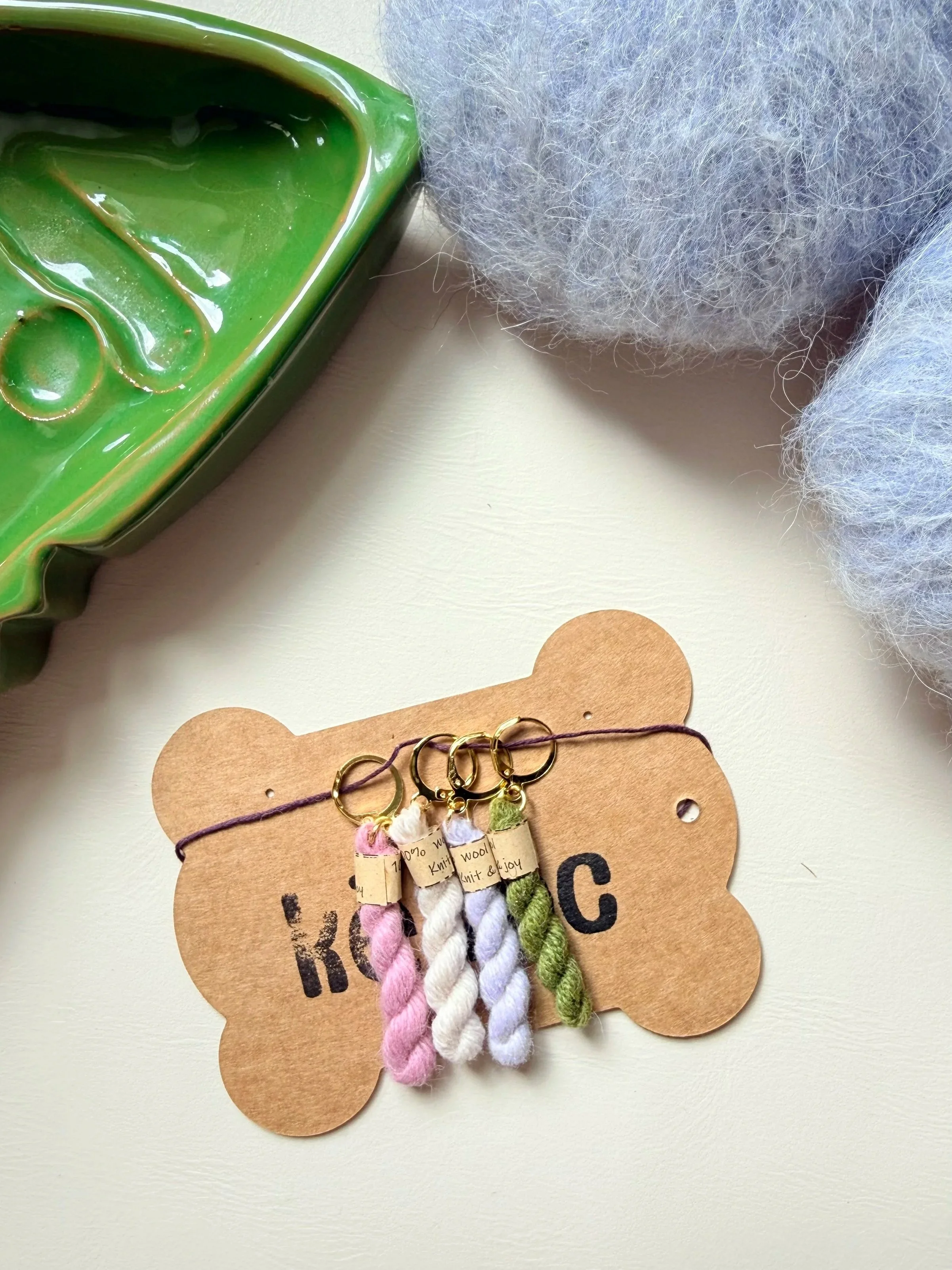 Handmade mini Skeins Stitch Marker Sets