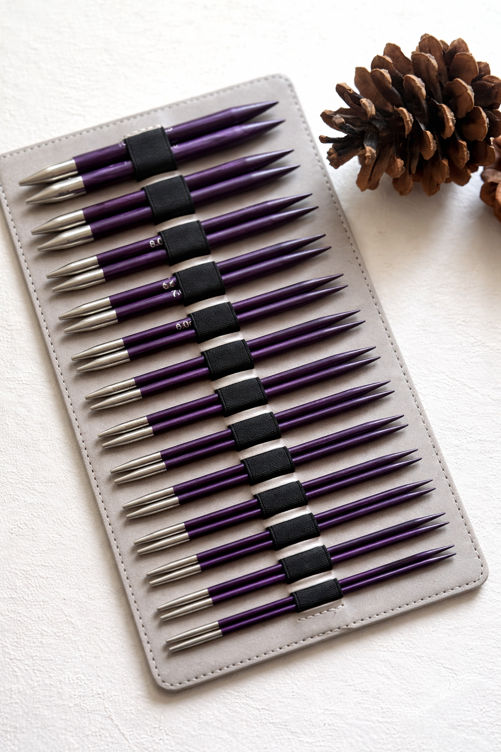 Deluxe Rosewood Interchangeable Circular Needle Set