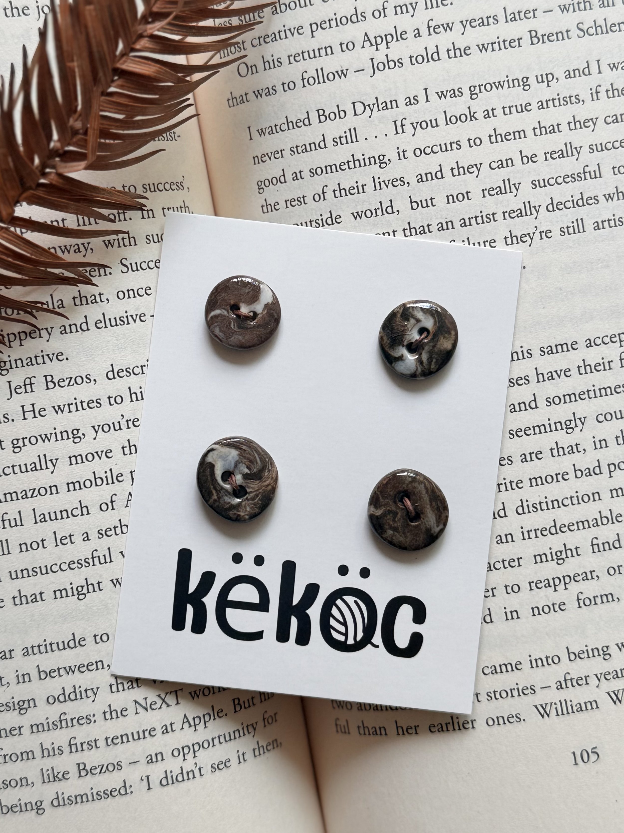 Këköc X Studio 900°C Ceramic Buttons- Japiter