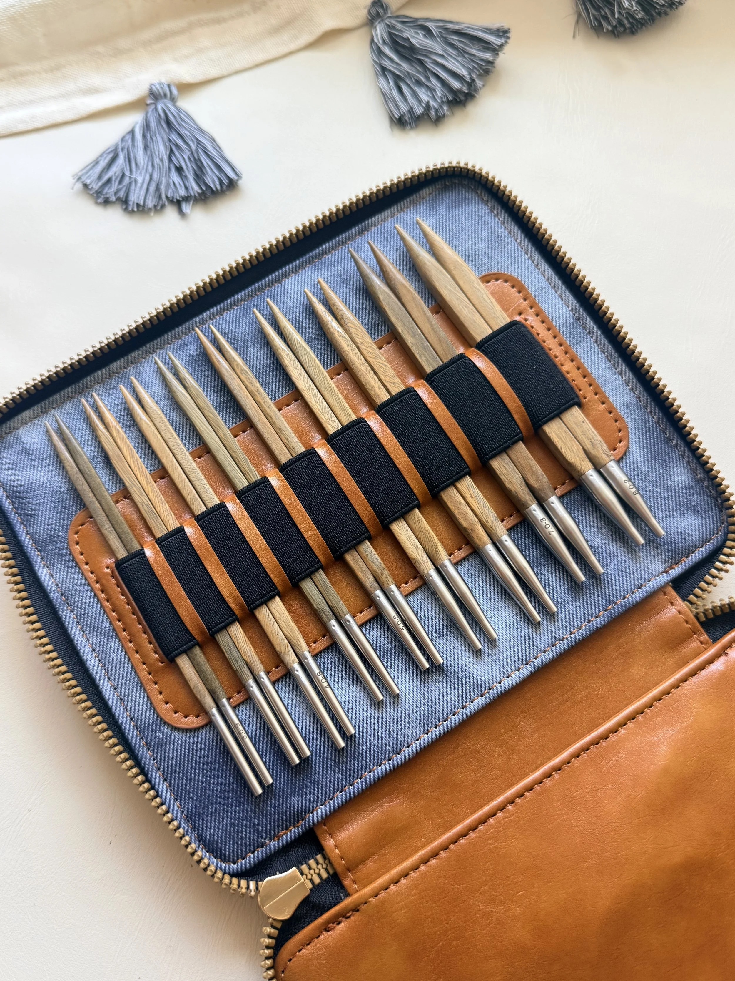 Carré Green Sandalwood Cubics Interchangeable Needle Set