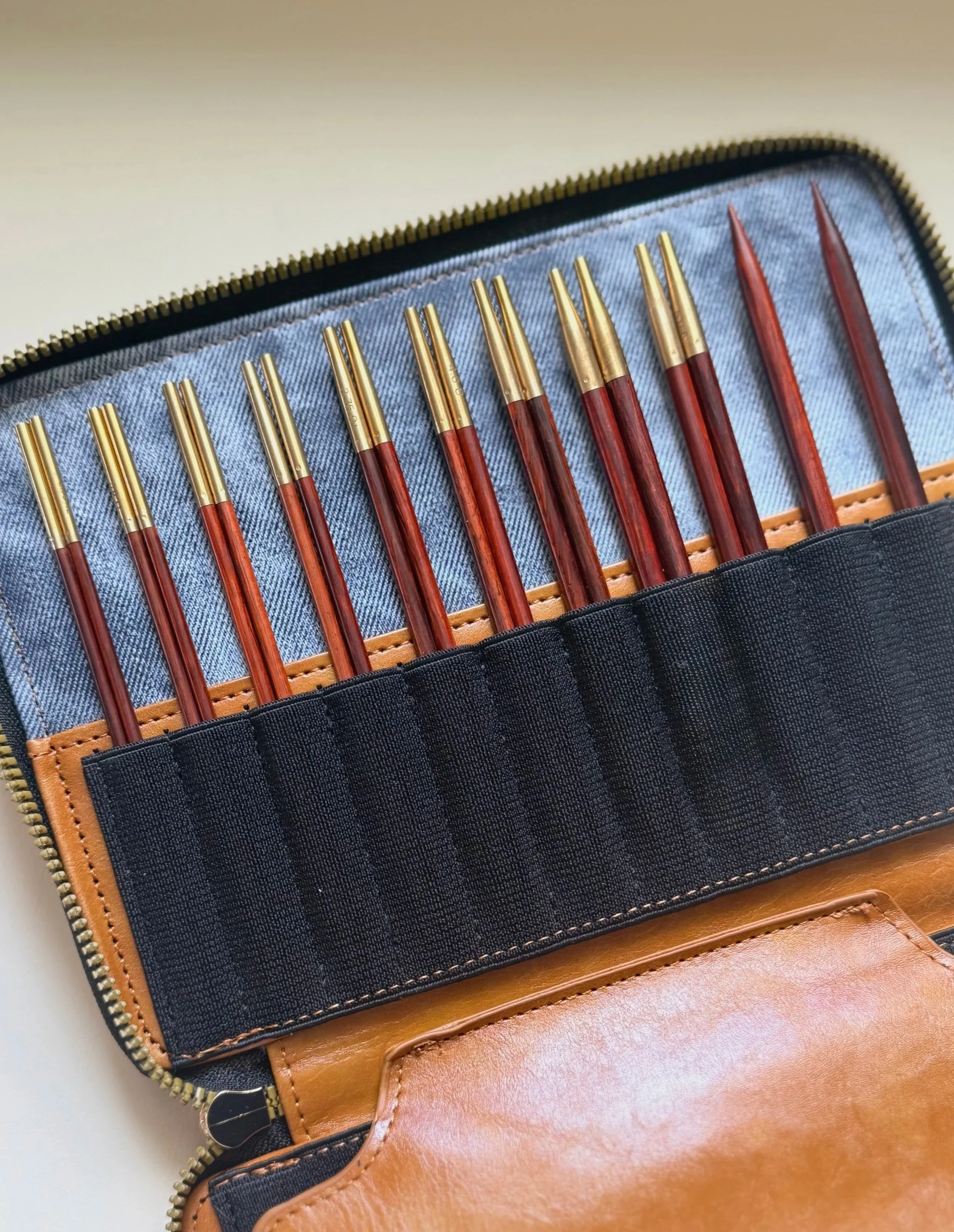 Purple Pearwood Interchangeable Circular Needle Set (10 sizes)