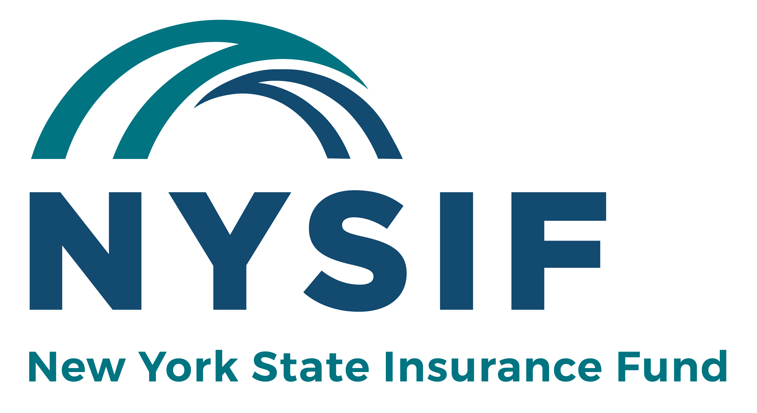Logo of the New York State Insurance Fund (NYSIF) featuring stylized rainbow arches above the abbreviation "NYSIF" and the full name "New York State Insurance Fund".