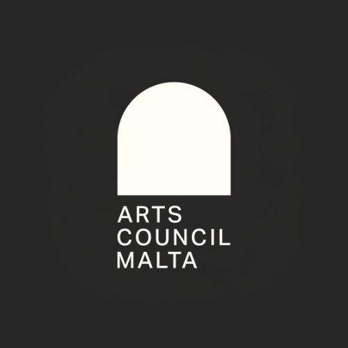 Logo with a white arch shape and the text 'Arts Council Malta' underneath.