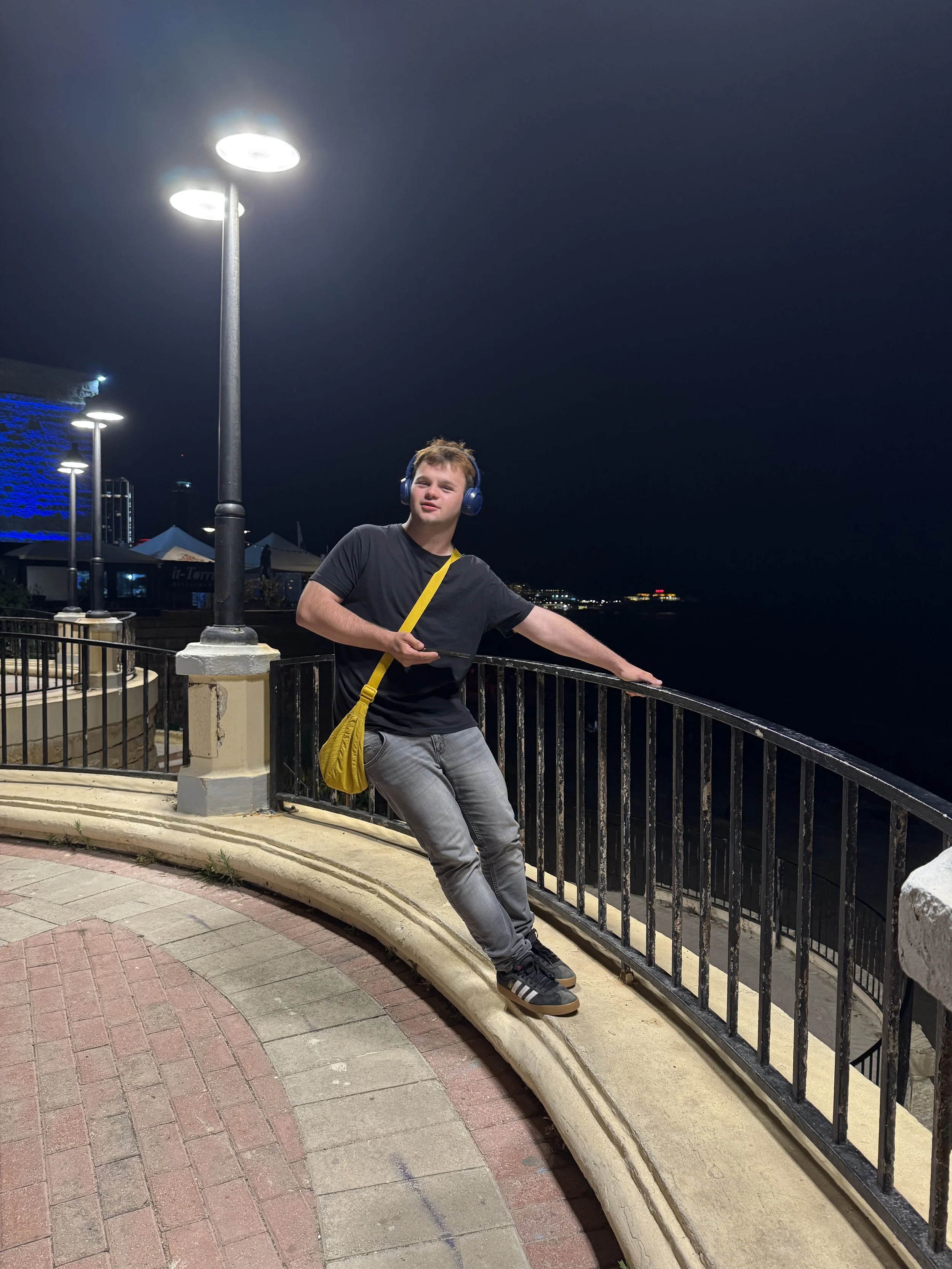  Jordan Farrugia:  Jordan is 22 years old. He has a strong passion for music, with Queen being his favourite band, and he especially loves singing songs by Freddie Mercury. He also has a deep appreciation for art and photography. He enjoys socialisin