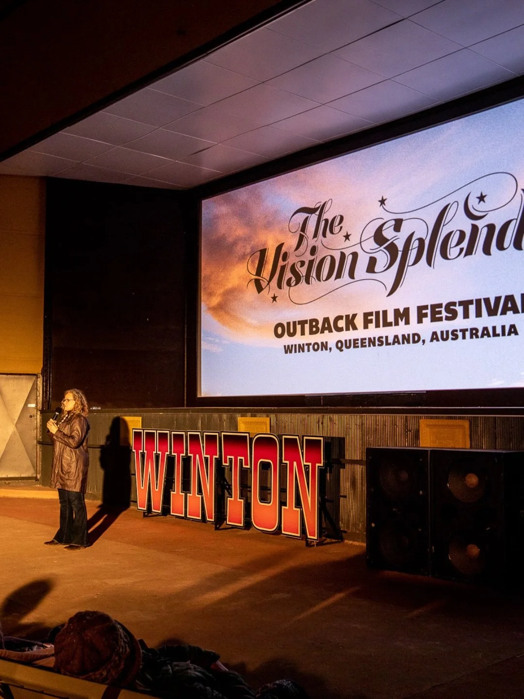 Throwback to this full house screening of The Drover&rsquo;s Wife and the privilege of welcoming @leahpurcell to Vision Splendid.

Who can name the year this was? 🤨

More stories, more full cinemas. See you all in June 🤞
