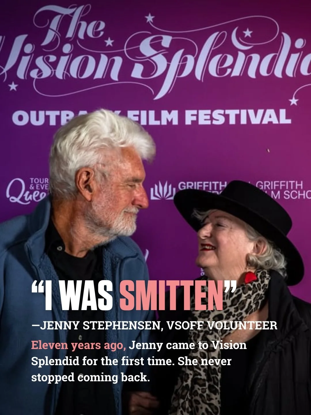 Eleven winters, countless screenings and lifelong friendships, Jenny first came to Winton 11 years ago and in her words, she was &ldquo;smitten.&rdquo; 🥰🎟️

Today she&rsquo;s one of the dedicated volunteers who help bring Vision Splendid to life ea