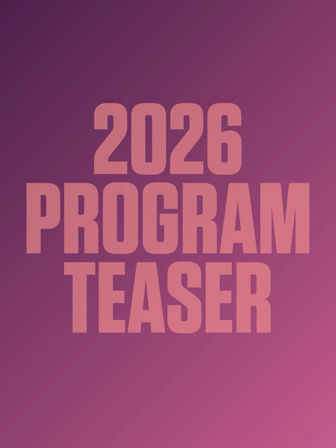 Okay&hellip; we&rsquo;re a little too excited to keep this to ourselves.

Here&rsquo;s another sneak peek of what&rsquo;s coming to outback screens this June and July 🎬

The (almost) full lineup drops in 1 hour, with even more events still to be ann