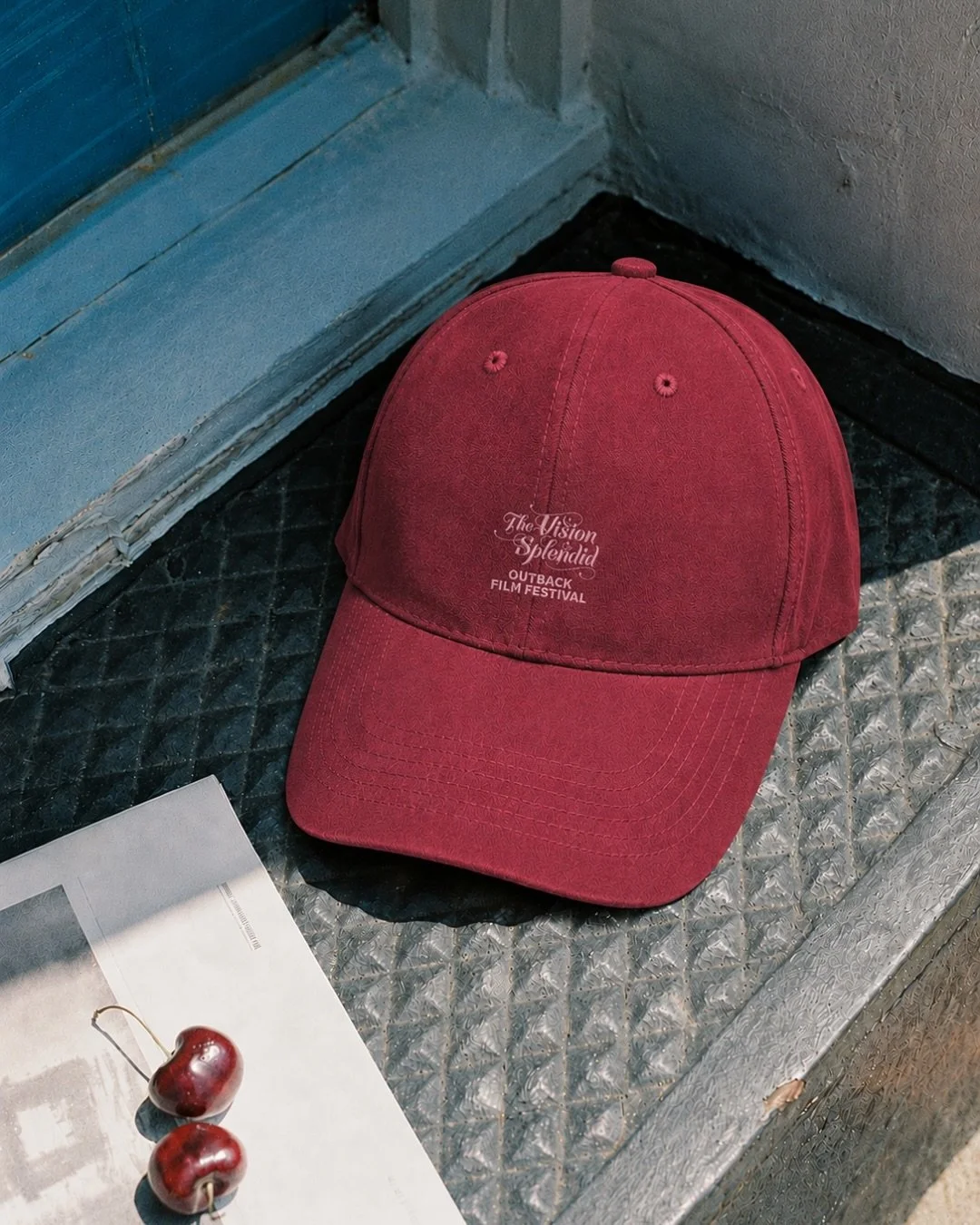 GET THE LOOK 🍒🧢 Official Vision Splendid merch is here and ready for pre-order to collect when you arrive in Winton.

This year we&rsquo;ve dropped:
~ Fresh embroidered caps to keep the outback sun off
~ Stubby coolers to keep your drink cold and y