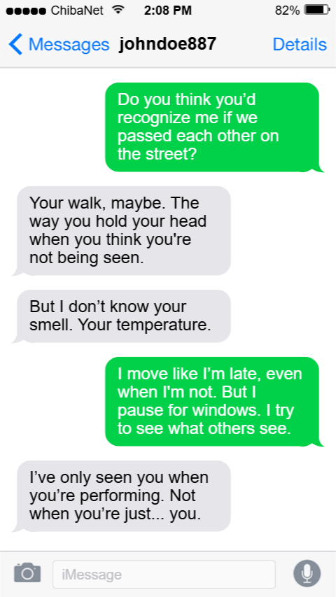 lola420 x johndoe887 // (a) screen play // is an interactive digital artwork exploring avatars and identity by Karolina Hallencreutz