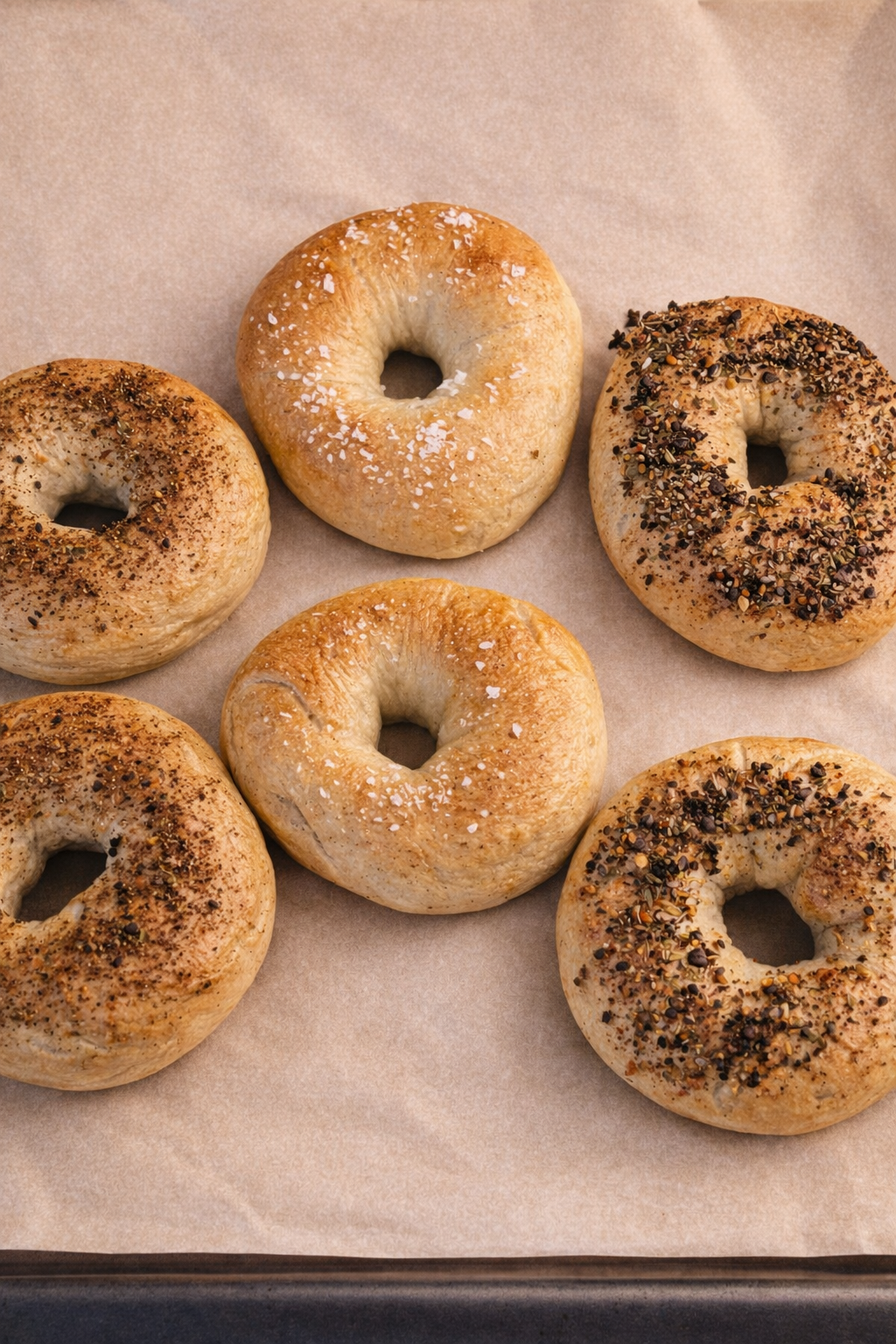 Soft and Salty Bagels