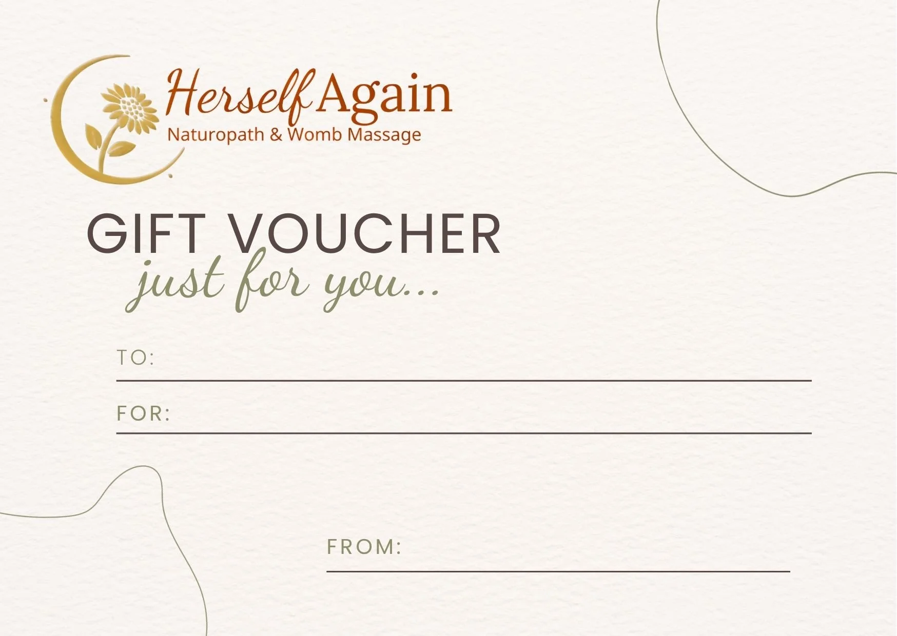 Herself Again Gift Card