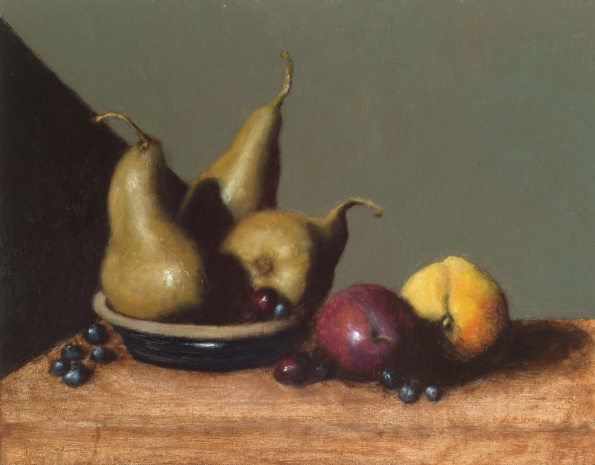 "Fruit Still Life" Oil Painting by Isabella Mastroianni