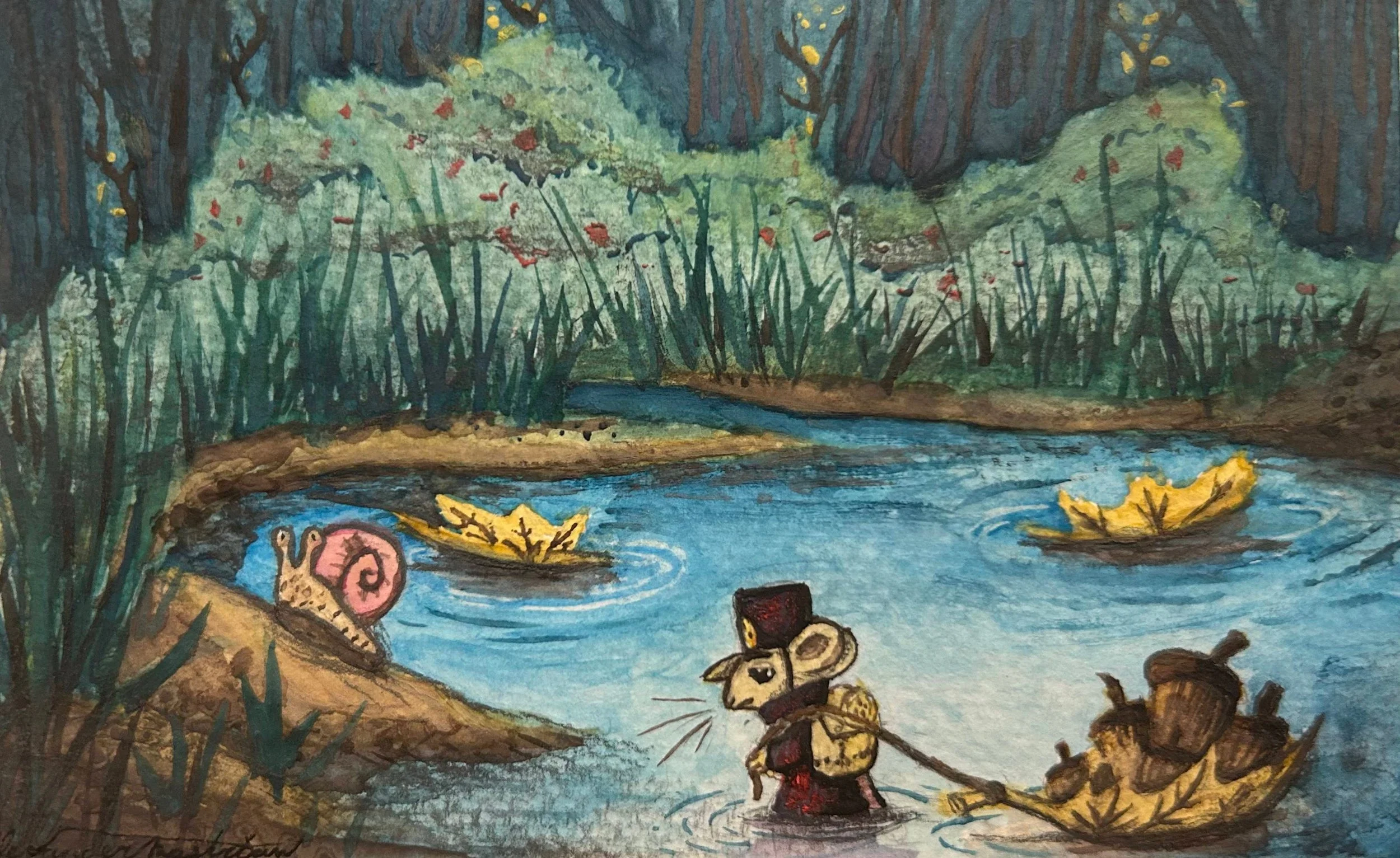 Mouse-Porter-Watercolor-pen-Mixed-Media-©Alexander-Mastrian-2026-All-Rights-Reserved-Do-Not-Copy-Alter-Redistribute-without-Permission.JPG