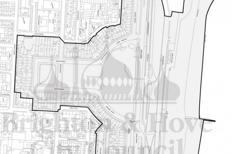 Kemp Town Conservation Area Map