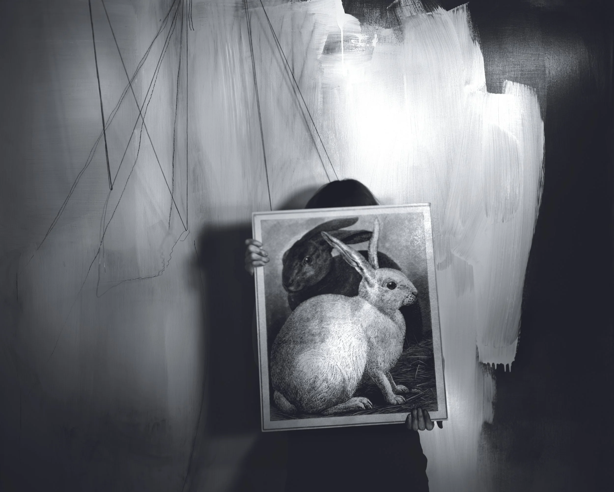 BlackForest_Lauren Semivan_Black_and_White_Rabbits_2008.jpeg