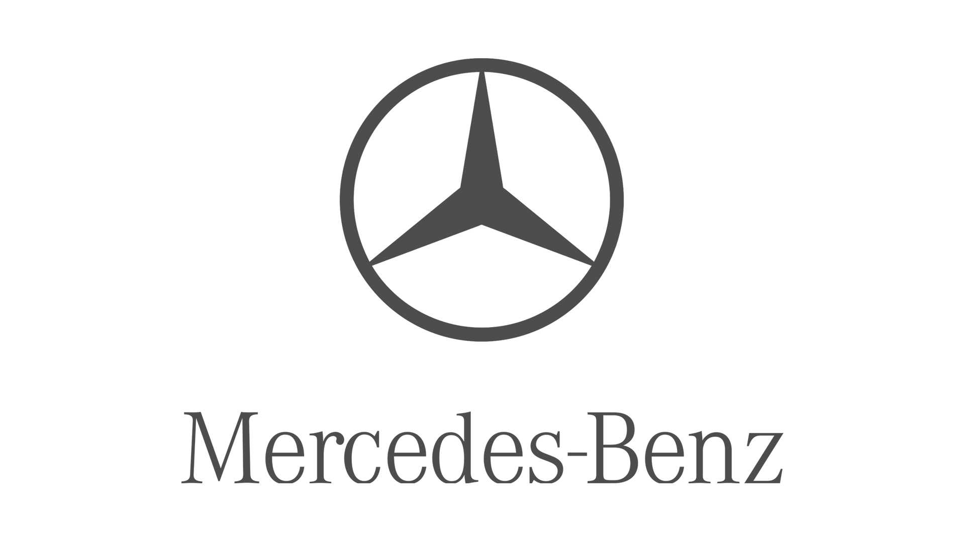 Mercedes-Benz logo with a three-pointed star inside a circle and the brand name underneath.