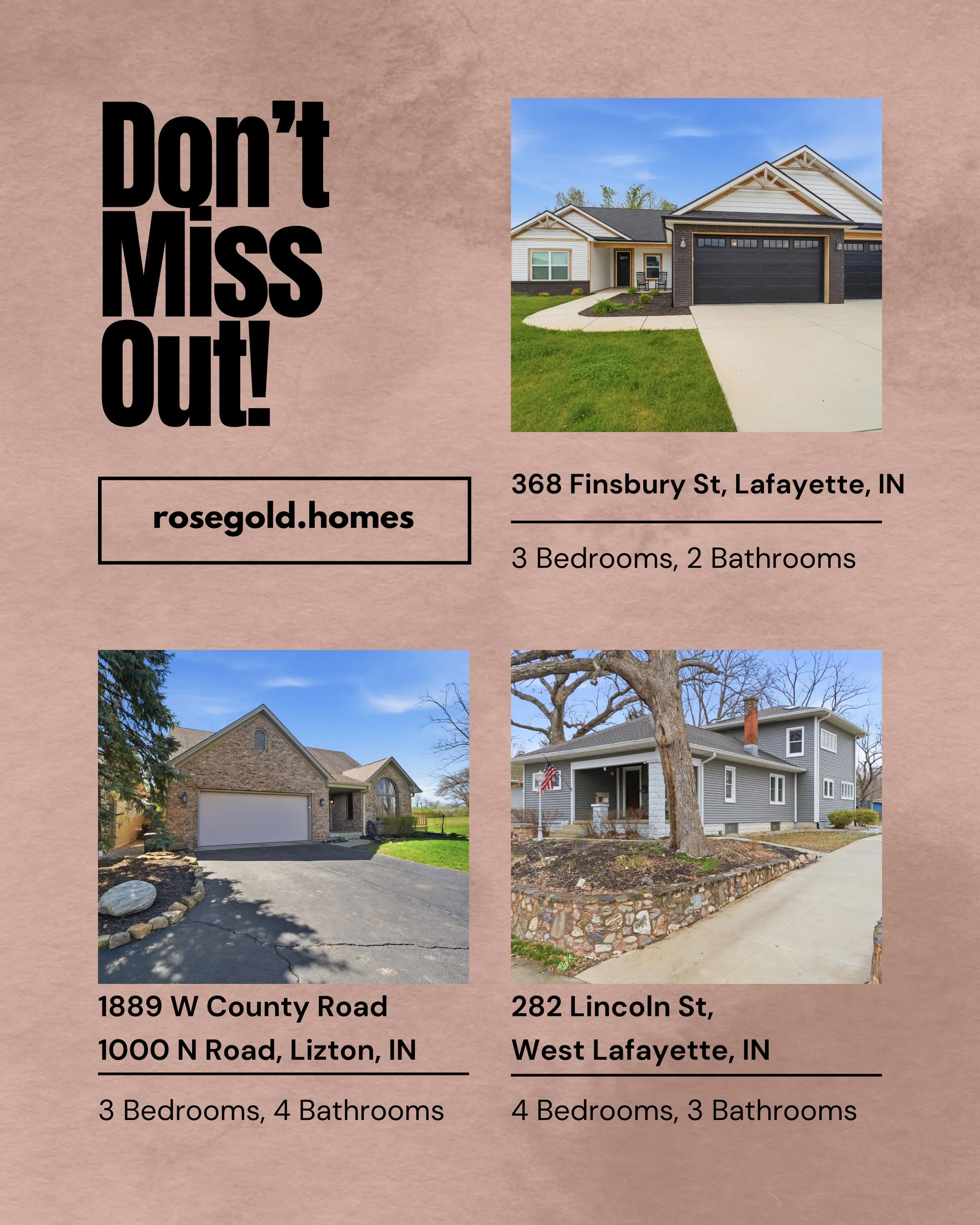✨ Fresh listings, standout locations, and homes you don&rsquo;t want to miss 👏🏡
Jordin is bringing some incredible properties to the market.. from peaceful country living to sought-after West Lafayette neighborhoods. Which one are you touring first