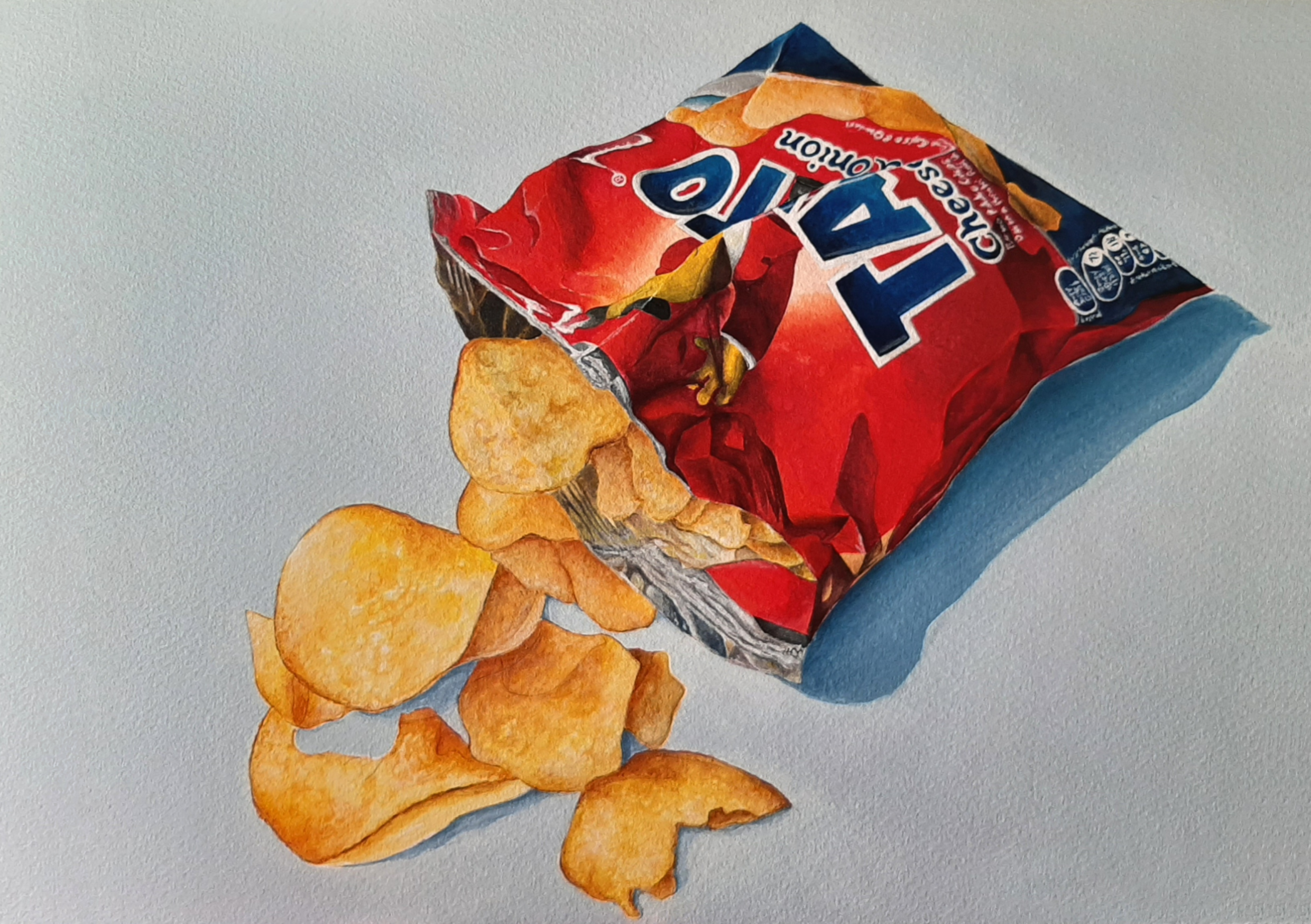 Brioscáin Phrátaí, 2024, Acrylic paint, pencil and gouache on board, 35 x 25cm