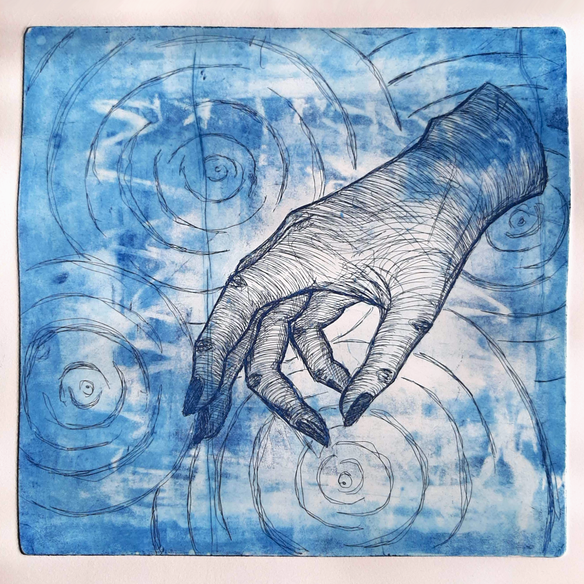 Untitled, 2022, Copper etching Aquatint, 24 x 24cm