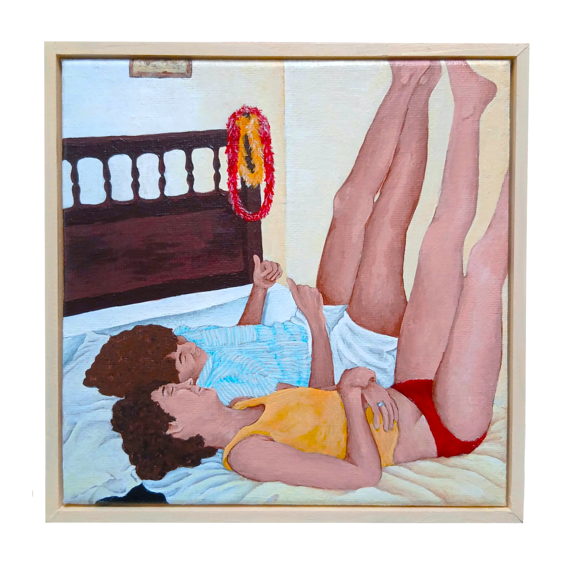SPF 2, 2026, Acrylic on canvas, 16 x 16cm