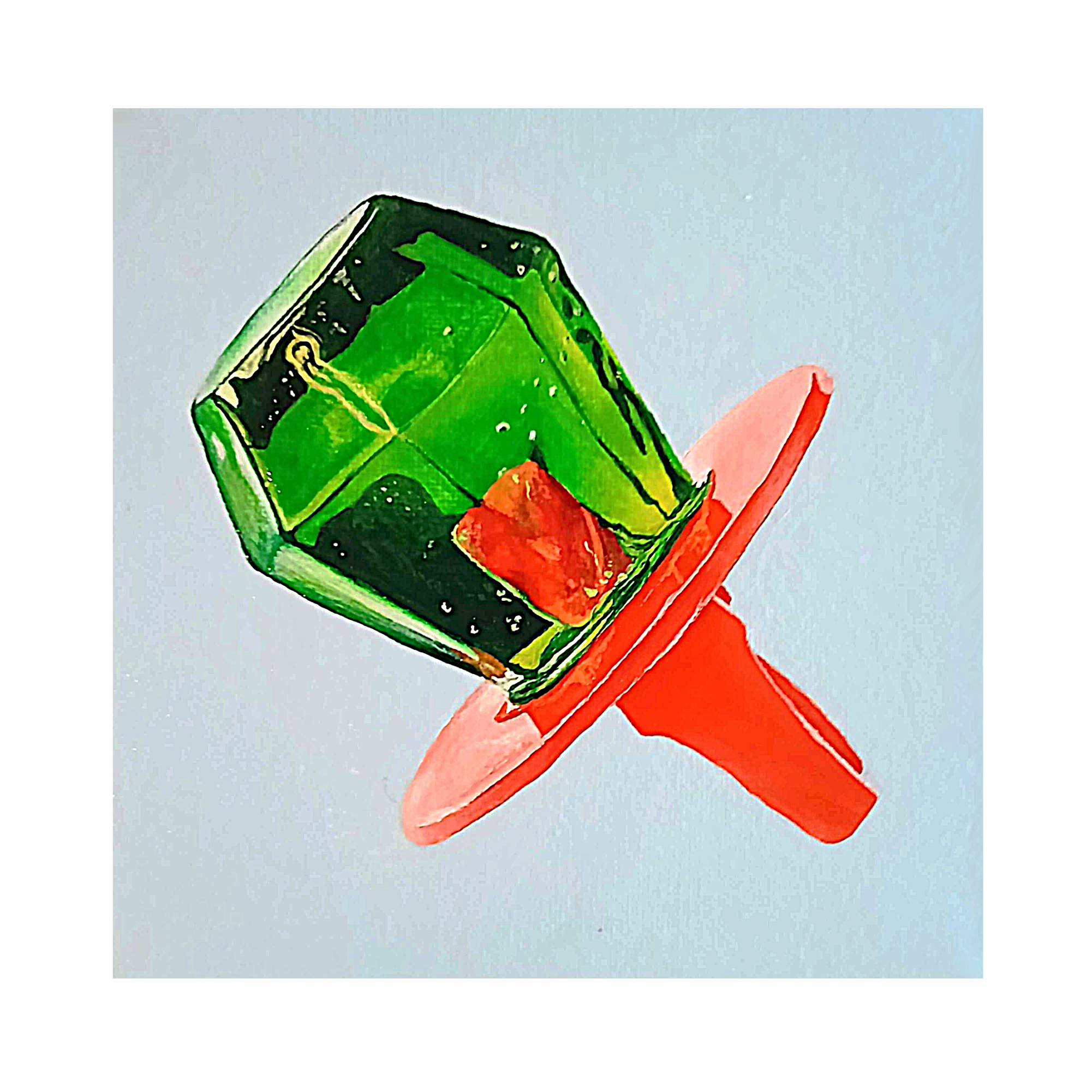 First Love, 2026, Acrylic on canvas, 15 x 15cm