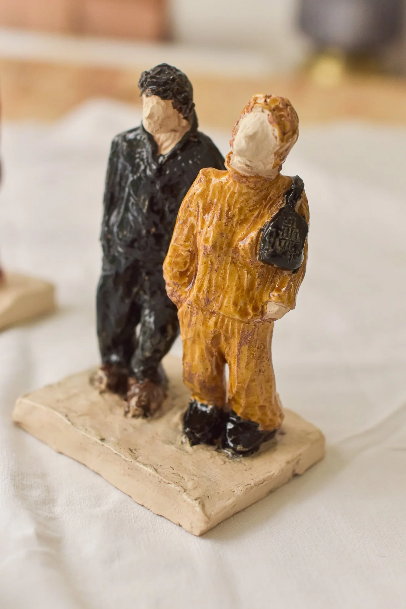 Le couple, céramique, 17x12 cm, 2025