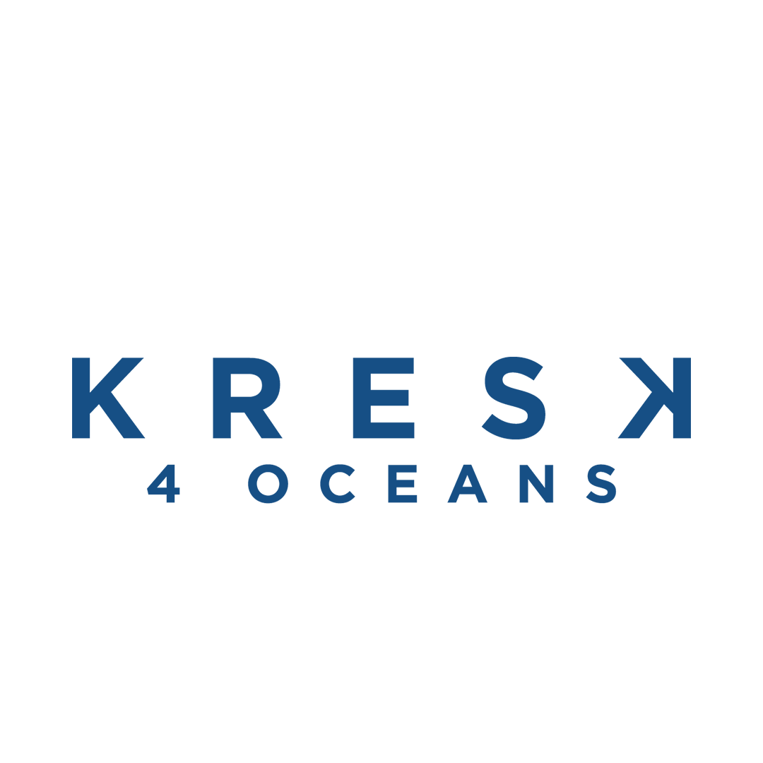 KRESK 4 OCEANS logo with a blue and black color scheme.