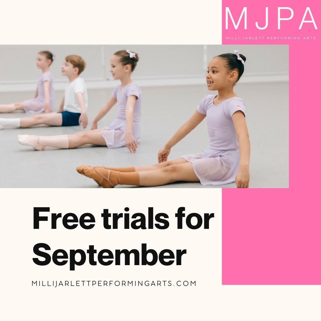 We&rsquo;re offering free trials on our classes for the whole month of September - meaning if you can&rsquo;t make the first week of term there&rsquo;s no stress, just join us the week after! 

#greenwichmums #woolwichmums #danceclassesforkids #whats