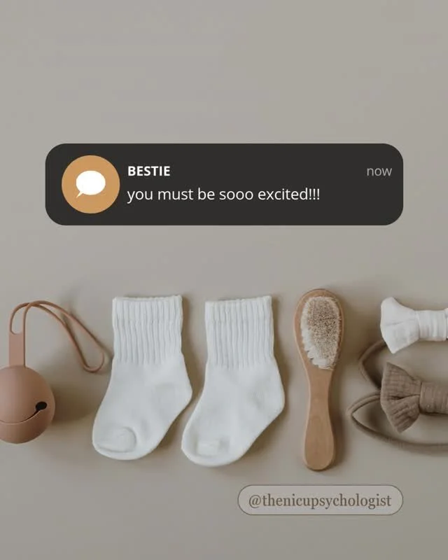 There can be a quiet expectation that pregnancy should feel joyful and exciting. But for many, it also brings: anxiety, uncertainty, emotional distance. When we feel pressure to be excited, it can make it harder to acknowledge what&rsquo;s actually t