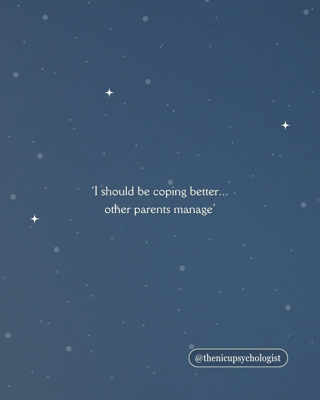 In parenting, self-criticism often becomes a survival tool.

But what protected you then may be exhausting you now.

CFT (compassion focussed therapy) is my go-to for so many parents. 

It isn&rsquo;t about being soft, or stopping caring, or trying &