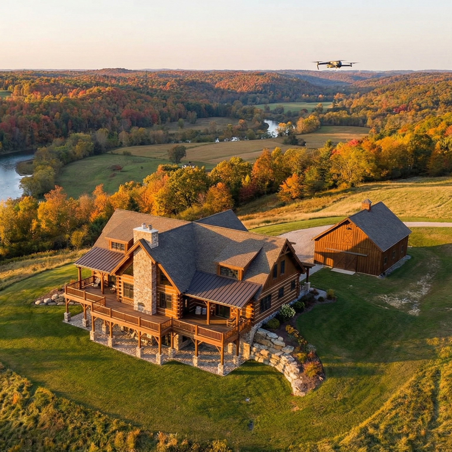 Aerial Cabin Home