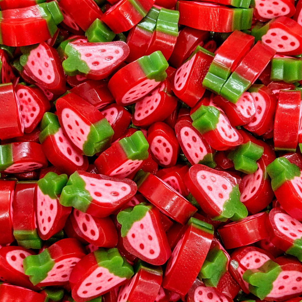 Morangos Regaliz Brilho