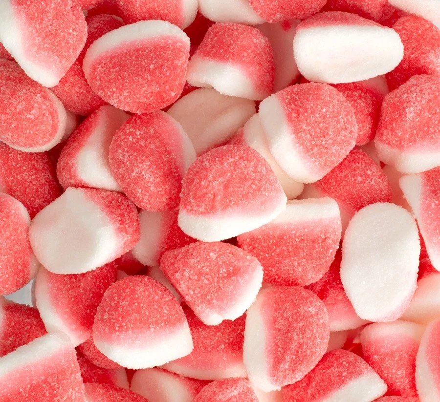 Beijinhos de Morango e Nata Açúcar