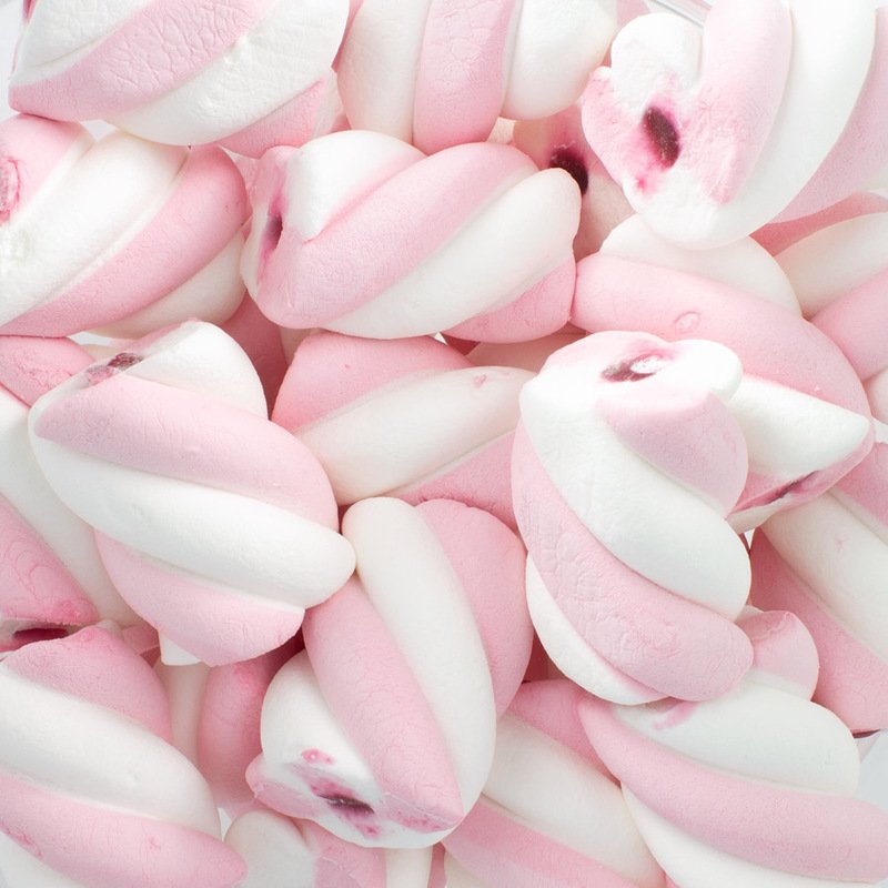 Marshmallow Recheado de Morango