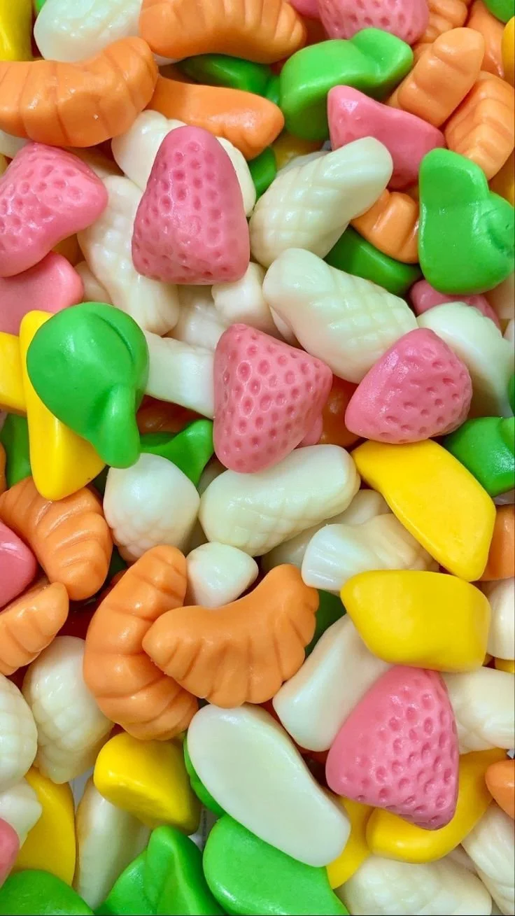 Frutas de Iogurte Brilho