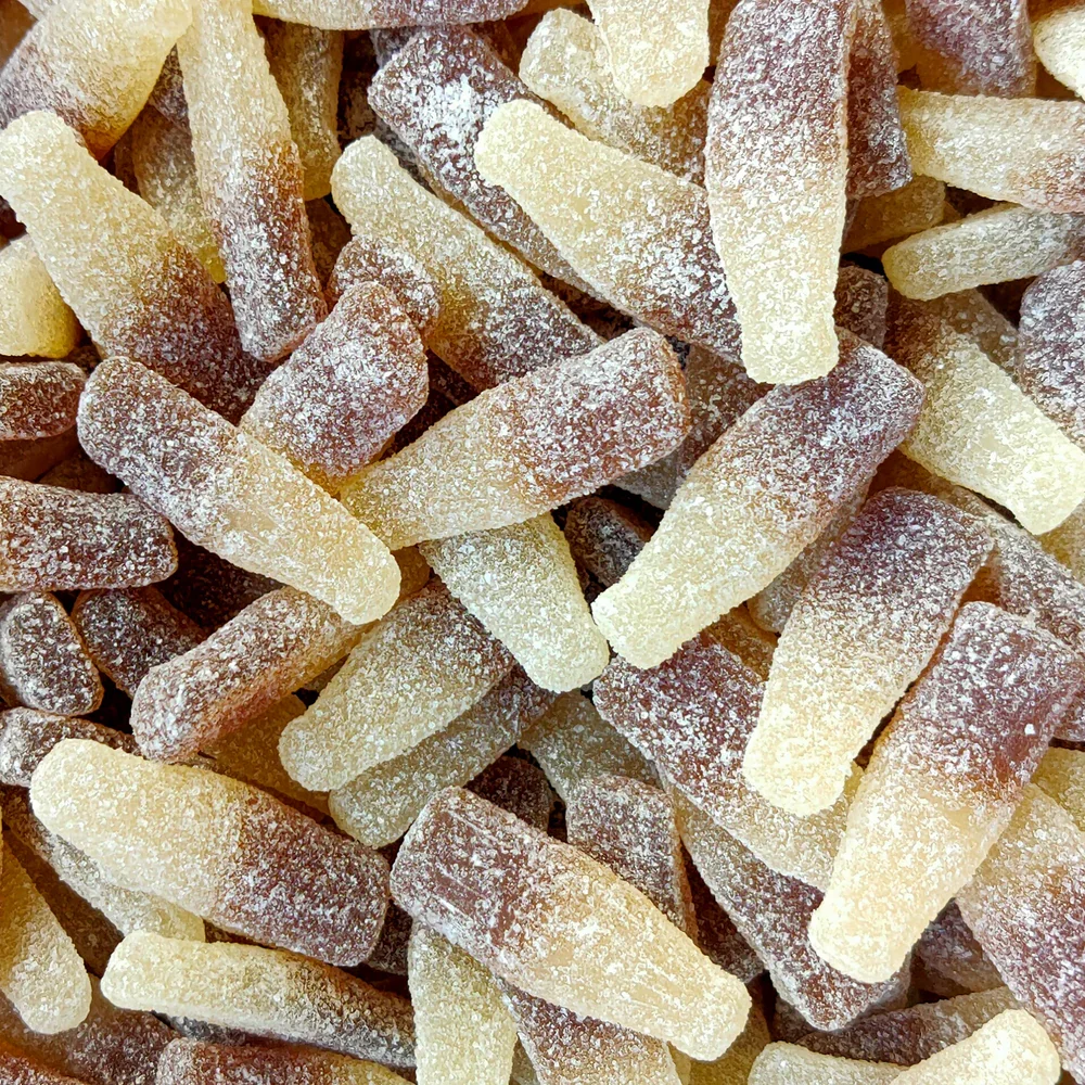 Garrafas de Coca-Cola Ácidas