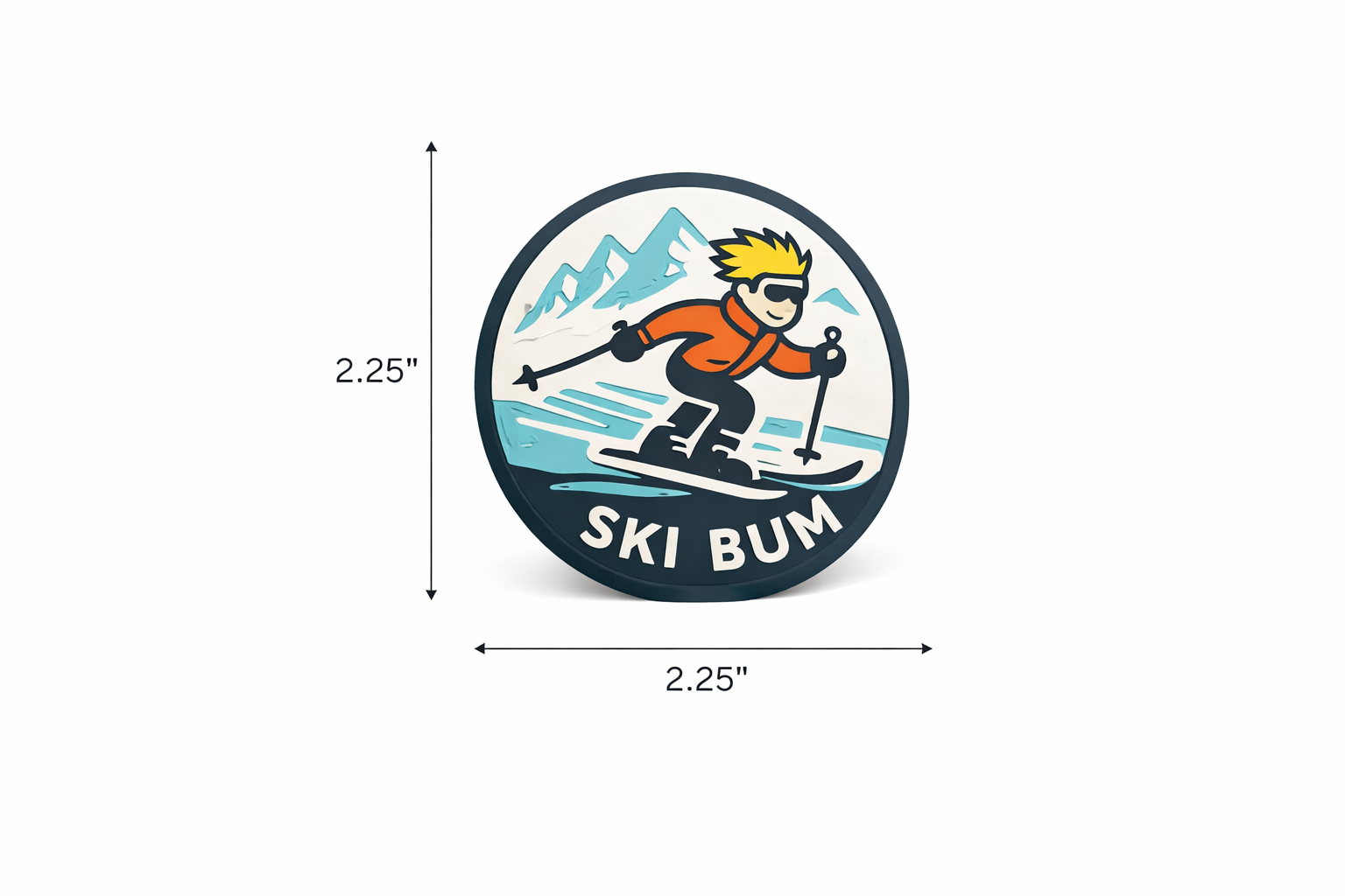 The Heritage Winter Logo– Premium Silicone (2.25")