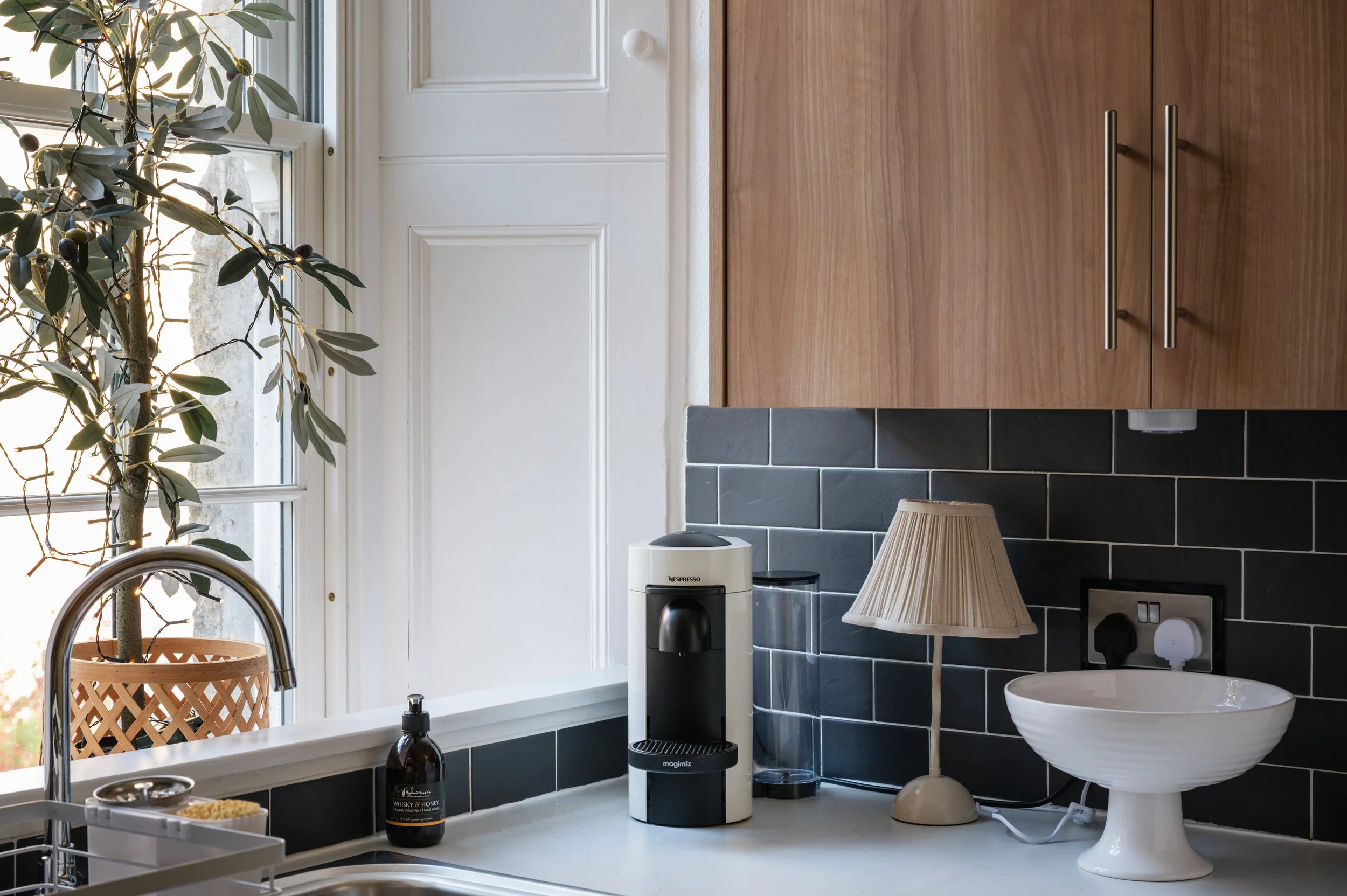 Two-bedroom self-catering apartment interior, Birnam, Dunkeld coffee machine.jpg