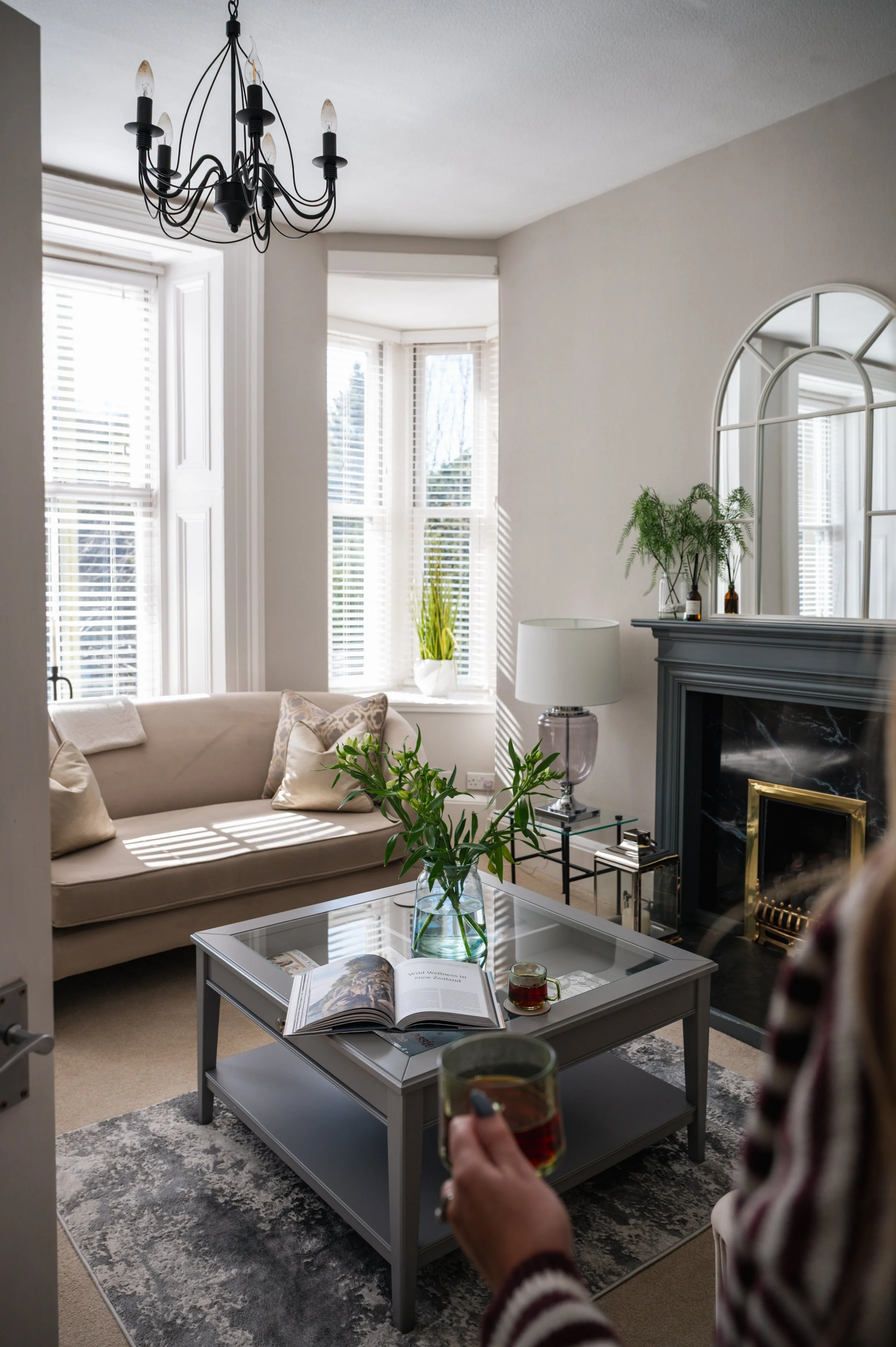 Two-bedroom self-catering apartment interior, Birnam, Dunkeld coffee table.jpg