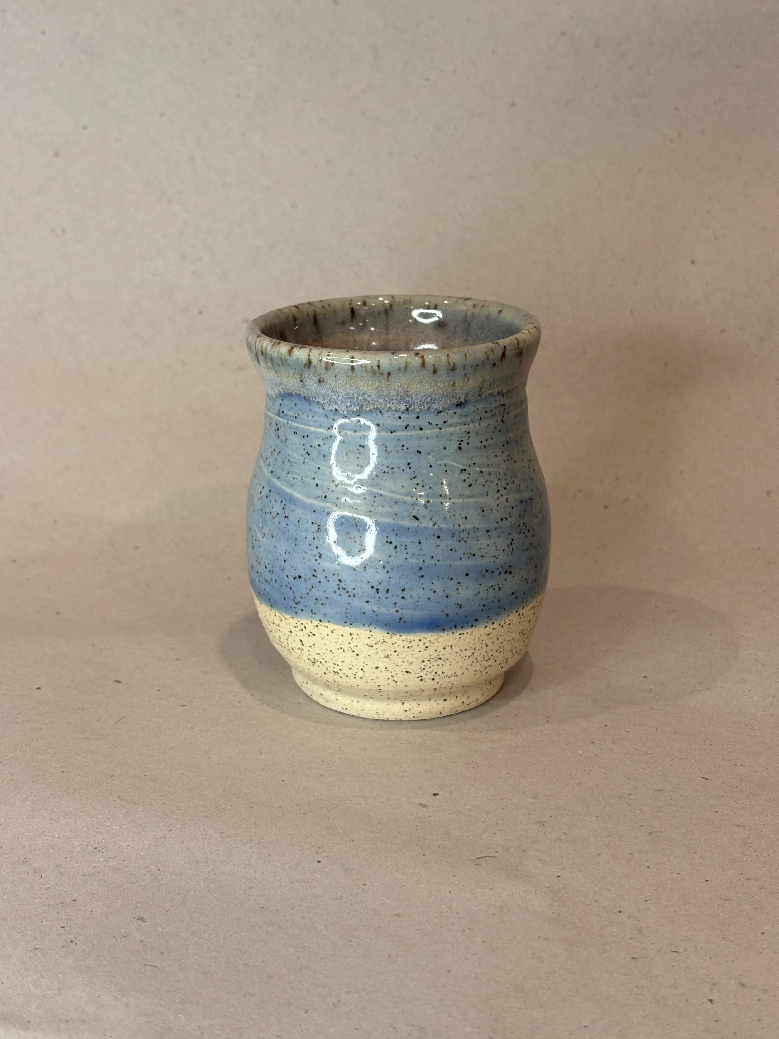 Small Speckle Blue Cup
