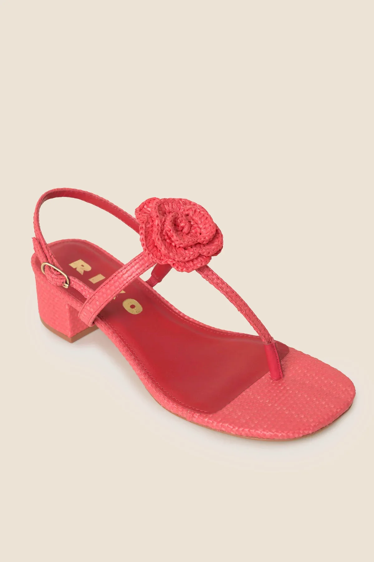 Kassey Raffia Sandals - £195